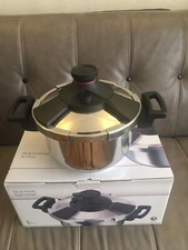 Genuine Royal Prestige 6 Liter Pressure Cooker Stainless Steel Induction Capable
