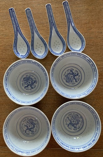 Chinese blue white rice - blue, eye