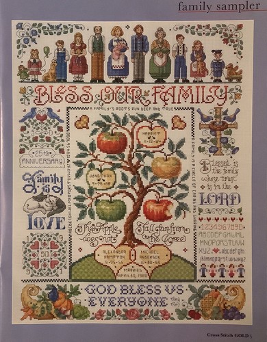 Cross stitch chart - cross,