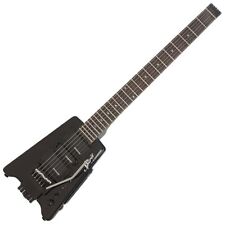 STEINBERGER Spirit GT-PRO Deluxe Black Headless Electric Guitar with Soft Case