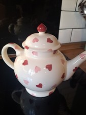 Emma Bridgewater Pink Hearts 4 Cup Teapot☆HANDPICKED 2ND☆NEVER USED☆