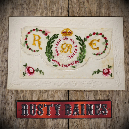 Postcard ww1 era embroidered - postcard,,