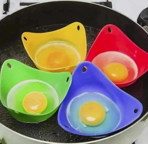 Silicone egg poacher - 4x,