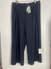 BNWT Topshop Navy Tartan Check