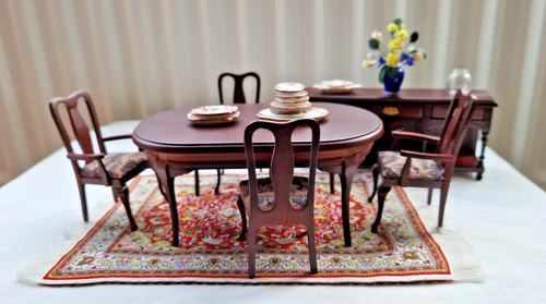 Dolls house furniture mahogany - house,
