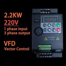 2.2KW 220V VFD Inverter Drive