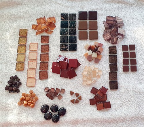 Mosaic tiles craft kit - kit, in