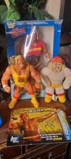 Hulk Hogan Collection Inc LJN 16" Boxed Hasbro 12" Soft Toy & Autograph WWE WWF