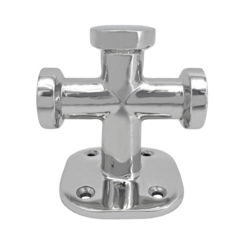 Stainless steel cross bollard - stainless,