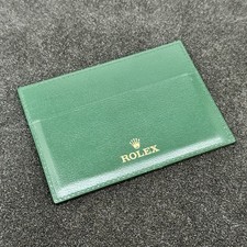 Green Leather ROLEX Warranty