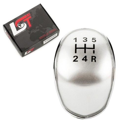 Gear shift knob emblem silver - knob,