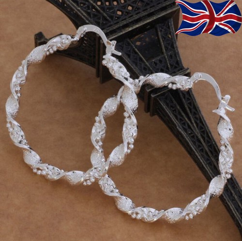 925 sterling silver hoop - 925,