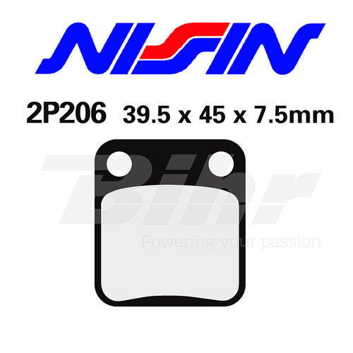 Nissin front brake pads for - brake,