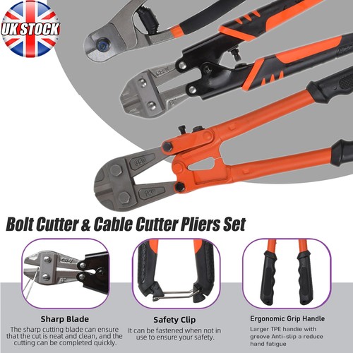 Bolt cutter pliers set - bolt,
