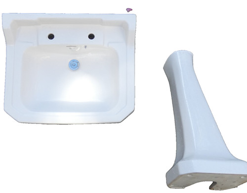 Savoy reclaimed bathroom sink - reclaimed,