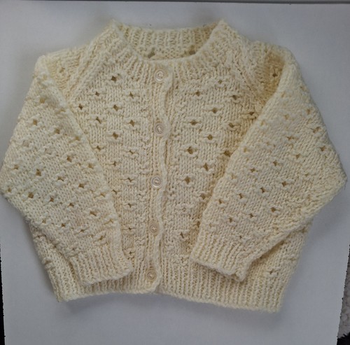 Vintage baby cardigan matinee - vintage,