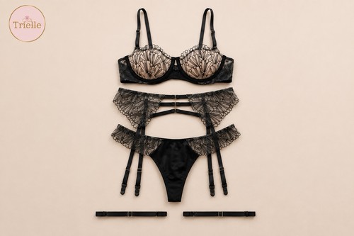 Piece luxury black - luxury, lace