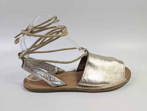 Topshop gold leather gladiator - leather,
