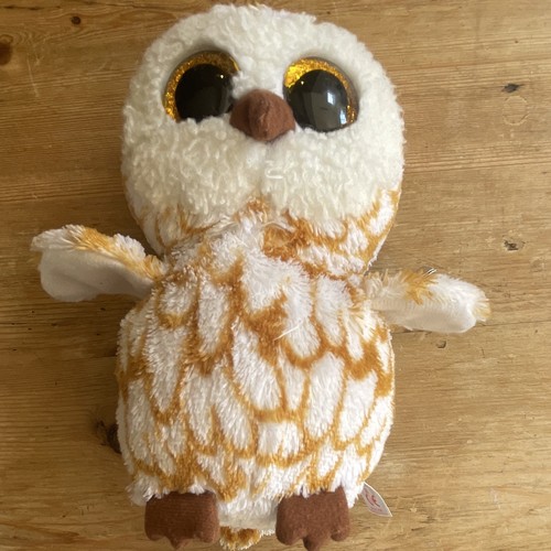 White brown owl plush soft - owl,
