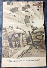 World War 1 (1914-18) Bystander Fragments from France Series - written postcard.