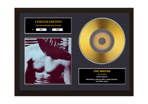 The smiths signed gold disc - the,