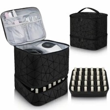 Nail Polish Storage Makeup Bag Portable Organizer Carry Case Essential Oils