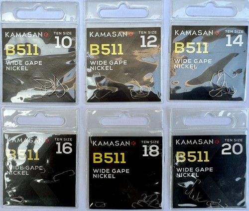 Kamasan b511 wide gape nickel - kamasan,