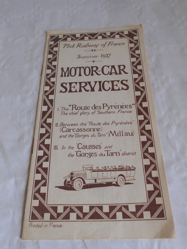Vintage travel brochure midi - brochure,