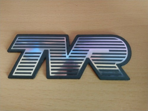 Tvr badge bonnet boot - tvr,