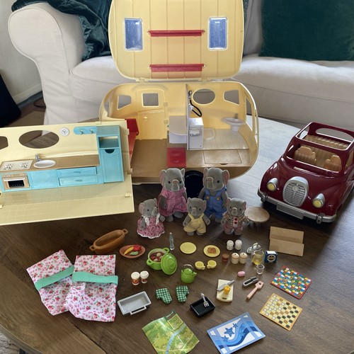 Sylvanian families caravan - sylvanian,