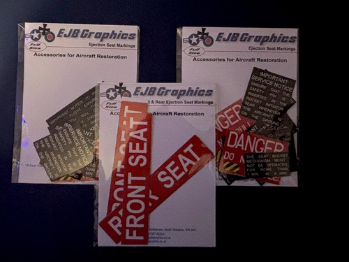 Ejection seat markings - for, two