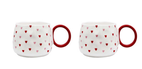 Set white mugs - of,