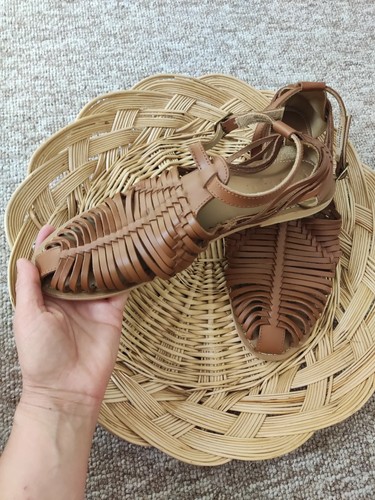 Womens sandals leather tan - womens,