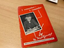 WW2 1945 FIELD MARSHALL MONTGOMERY’S MOTHER BOOKLET  AS SHOWN