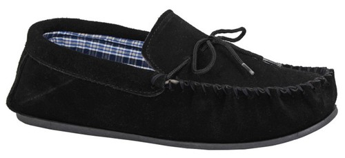 Mens mokkers moccasin slippers - mens,