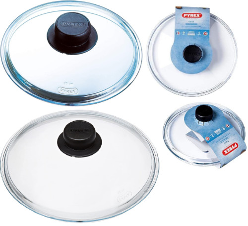Pyrex glass lids - lids, frying