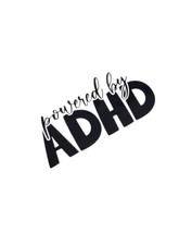 Powered By ADHD Vinyl Decal Sticker Funny DUB Camper 4X4 JDM car Van Laptop Euro