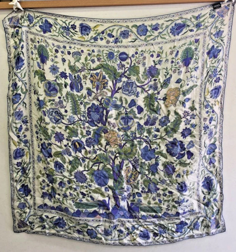 Liberty silk scarf peacock - liberty,