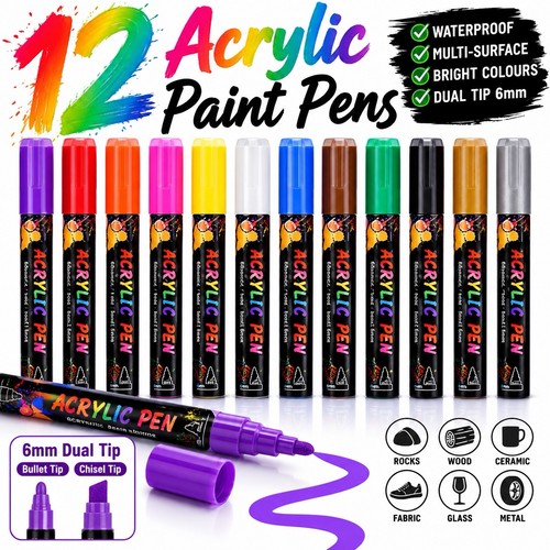 Acrylic paint pens pack - paint,