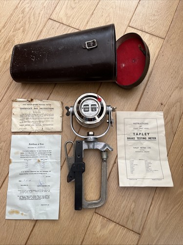 Tapley brake testing meter - brake,
