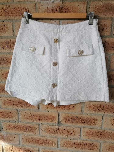 Zara white skorts - , with
