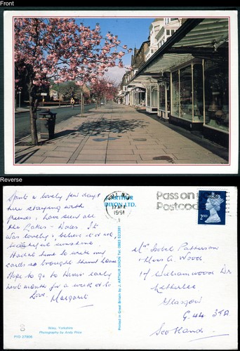 Llkley yorkshire sent 1991 - sent,