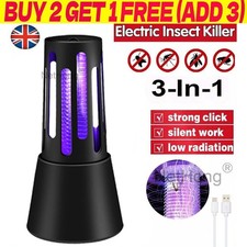 Mosquito Insect Killer Light Electric Bug Fly Pest Zapper Trap Catcher UV Lamp