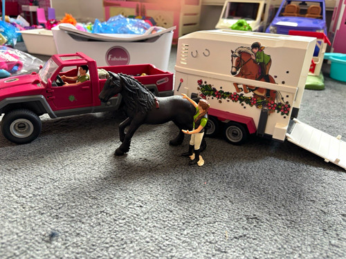 Schleich horse trailer playset - schleich,