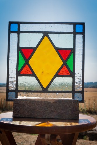 Reclaimed leaded stained - reclaimed,