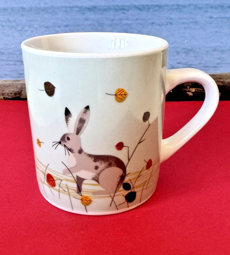 Magpie bunny mug rabbit coffee - bunny,