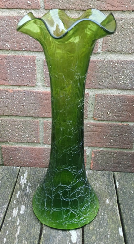 Loetz kralik style green art - style,