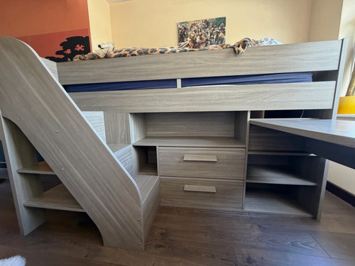 Grey wood effect - grey, sleeper