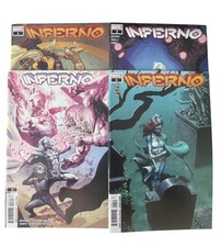 X-Men - Inferno #1-4 complete series (Marvel Comics) Hickman/Caselli