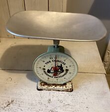 Vintage Scale The Concise Household Weighs To 10lb Cream & Green
